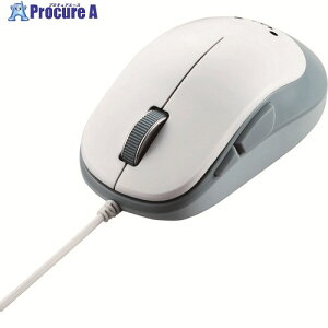 ELECOM 5�{�^��BlueLED�L���}�E�X �z���C�g M-Y9UBWH 1�� ��157-4276