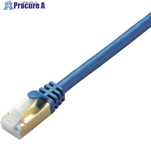 ELECOM �c���̐܂�Ȃ�LAN�P�[�u�� CAT7���� 20m ���^���b�N�u���[ LD-TWST/BM200 1�{ ��828-8874