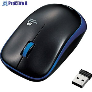 ELECOM ����IR�}�E�X 3�{�^�� ENELO�V���[�Y �É��{�^�� �u���[ M-IR07DRSBU 1�� ��859-0405