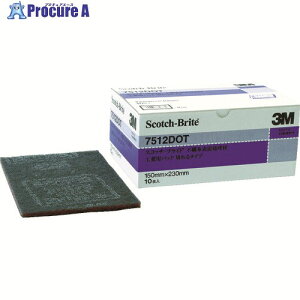 3M �X�R�b�`�E�u���C�g �H�Ɨp�p�b�h �؂��^�C�v #1200���� �Ԏ� BOX(10����) 7512 DOT BOX 1�� ��114-7830