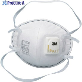 3M 使い捨て式防じんマスク 8955J DS2 排気弁付き・2本しめひも式 (10枚入) 8955J DS2 1箱 ▼245-6916