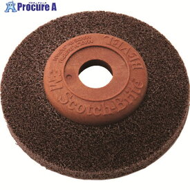 3M スコッチ・ブライト ベベルブラウン エアー工具用 #180相当 BEBERU BRO AIR 10個 ▼297-8041