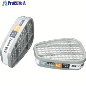 3M コンビネーシヨン吸収缶 6002 2個入り 6002 1組 ▼373-9759