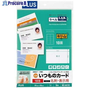 PLUS 46586)hpLbƕЖMC-KK701 A4  10 MC-KK701 1 195-8083