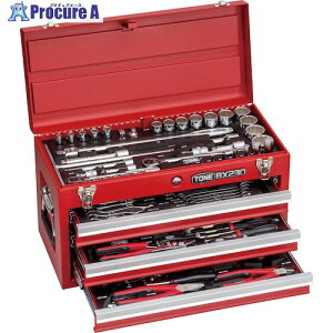 TONE �����p�H��Z�b�g �c�[���Z�b�g ���b�h �Ԍ�508×���s232×����302mm 87�_�Z�b�g TSXT95023 1S ��499-1740 �y�����s�x���ρz���ԏ�n�� ��YA513
