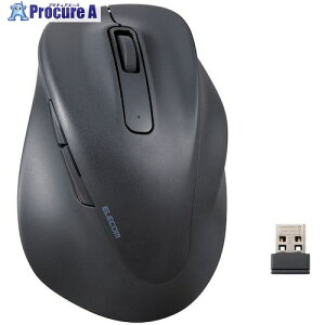 ELECOM �}�E�X EX-G �E���p XL�T�C�Y ����2.4GHz 5�{�^�� �R�� �É� �u���b�N M-XGXL30DBSKBK 1�� ��582-7845