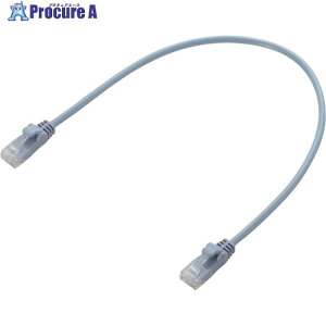 ELECOM 炩LANP[u CAT6 GIGABIT 0.3m u[ LD-GPY/BU03 1{ 828-8815