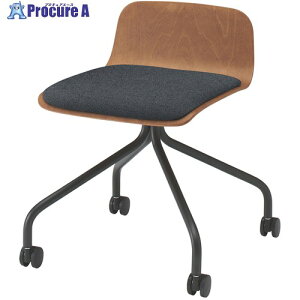 ITOKI �m�b�g���[�N�L���X�^�[�`�F�A �w�ʐF���X�e�B�b�N�r�[�`M ����400mm ���ʐF�I�t�u���b�N KLL-225C-TTW2 1�r ����709-9455 �y�����s�x���ρz
