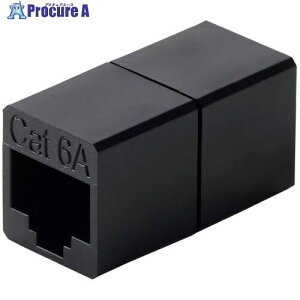 ELECOM RJ45���p�R�l�N�^ Cat6A�Ή� UTP �u���b�N LD-RJ45U6ABK 1�� ����704-7963