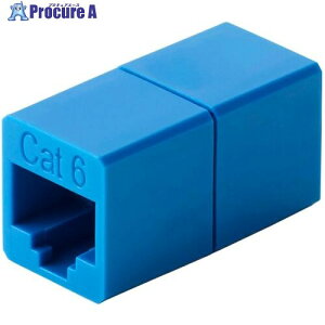 ELECOM RJ45���p�R�l�N�^ Cat6A�Ή� UTP �u���[ LD-RJ45U6BU 1�� ����704-7985