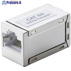 ELECOM RJ45���p�R�l�N�^ Cat6A�Ή� STP �V���o�[ LD-RJ45S6ASV 1�� ����704-8008