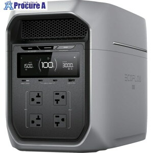 EcoFlow �|�[�^�u���d�� DELTA 3 MAX Plus EFD3MP-JP 1�� ��707-7994 ���ԏ�n��