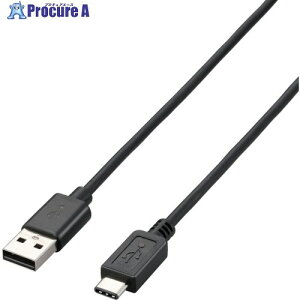 ELECOM USB2.0�P�[�u�� A-�^�C�vC �m�[�}�� 4m �u���b�N U2C-AC40BK 1�{ ��828-8928
