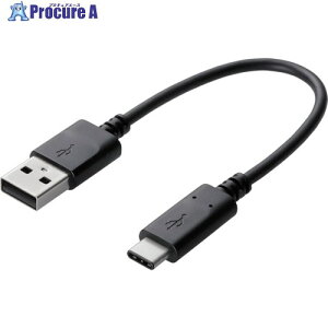 ELECOM USB�P�[�u��(�F�ؕi�EA-C) 0.15m �u���b�N MPA-AC01NBK 1�� ��859-7784