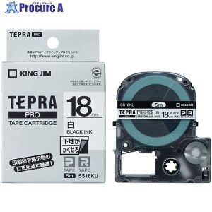 KING JIM �y�����z�u�e�v���vPRO�e�[�v 18mm ���n���������郉�x��/�����x��/������ ����5m SS18KU 5�� ����781-4437 �y�����s�x���ρz