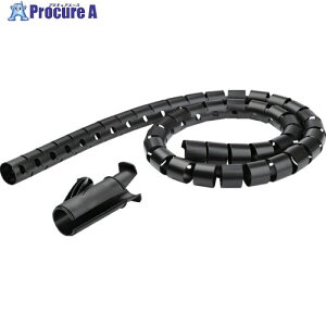 StarTech �P�[�u�������X�p�C�����`���[�u/�g�����R�C�����b�v/2.5m/���a25mm/�u���b�N/�z���I�[�K�i�C�U�[ CMSCOILED2 1�� ��574-6855