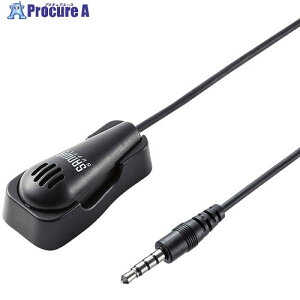 SANWA �N���b�v�t��PC�}�C�N MM-MCF03BK 1�� ����697-5977 ���l��l����s��