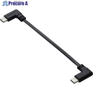 ELECOM USB Type-C to CP[u tbg L [dp USB PD 60W 0.1m ubN MPA-CCLL01BK 1{ 699-3731