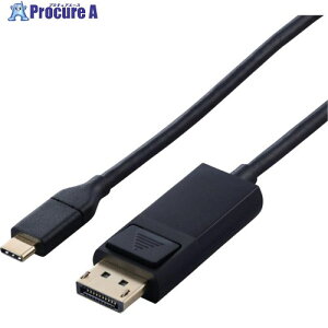 ELECOM ϊP[u Type-C-DisplayPort 2.0m ubN CAC-CDP20BK2 1{ 699-3785
