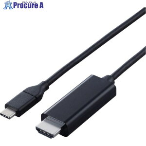 ELECOM ϊP[u Type-C-HDMI 5.0m ubN CAC-CHDMI50BK2 1{ 699-3775