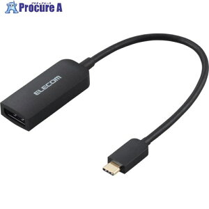 ELECOM Type-CfϊA_v^ TypeC-DisplayPort ubN AD-CDPBK3 1 699-3781