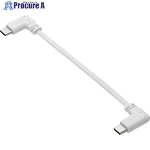 ELECOM USB Type-C to CP[u tbg L [dp USB PD 60W 0.1m zCg MPA-CCLL01WH 1{ 699-5271