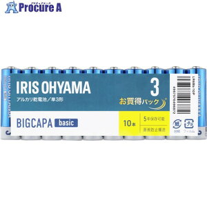 IRIS 102743 ���d�r BIGCAPA basic �P3�`10�{�p�b�N LR6BB/10P 4�p�b�N ����414-7696 �y�����s�x���ρz