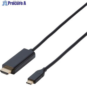 ELECOM ϊP[u Type-C-HDMI 1.0m ubN CAC-CHDMI10BK2 1{ 699-3730
