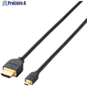 ELECOM �C�[�T�l�b�g�Ή�HDMI-Micro�P�[�u��(A�[D) 1.5m �u���b�N DH-HD14EU15BK 1�{ ����538-6098