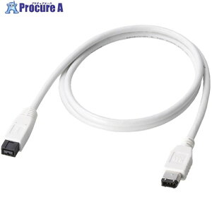 ELECOM IEEE1394b/FireWire�P�[�u�� 1.0m �z���C�g IE-961WH 1�{ ����539-3523