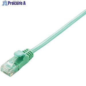 ELECOM CAT6����Gigabit���炩LAN�P�[�u��1m(�O���[��) LD-GPY/G1 1�{ ����539-9564
