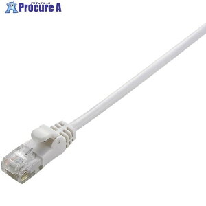 ELECOM CAT6����Gigabit���炩LAN�P�[�u��3m(�z���C�g) LD-GPY/WH3 1�{ ����539-9742