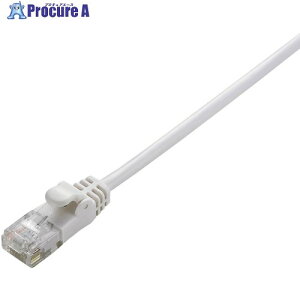 ELECOM CAT6����Gigabit���炩LAN�P�[�u��7m(�z���C�g) LD-GPY/WH7 1�{ ����539-9769