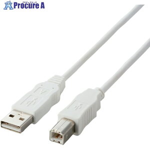 ELECOM EURoHS�w�ߏ���USB2.0�P�[�u��3.0m�z���C�g USB2-ECO30WH 1�{ ����541-2412