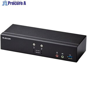 ELECOM p\Rؑ֊(KVM) DisplayPort(TM) 2|[g KVM-NDUS2 1 654-4732