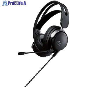 ELECOM �Q�[�~���O�w�b�h�Z�b�g Vcustom �I�[�o�[�w�b�h FPS���� �u���b�N HS-VH300BK 1�� ����654-6221