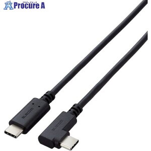 ELECOM USB2.0P[u C-C^Cv Fؕi LRlN^ 炩 2.0m ubN U2C-CCLY20NBK 1{ 654-8035