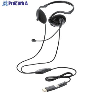 ELECOM ���o�C���w�b�h�Z�b�g �����l�b�N�o���h ��1.2m 30mm�h���C�o�[ Type-C�[�q HS-NB11SCBK 1�� ����666-2985