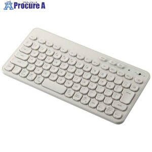 ELECOM �L�[�{�[�h Bluetooth �����u������ Caps Lock�@�\�������X�C�b�` �A�C�{���[ TK-CM10BMKIV 1�� ����666-2992