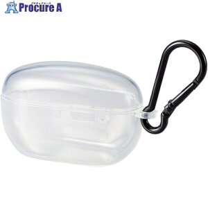 ELECOM SONY WF-1000XM5対応アクセサリ ソフトケース カラビナ付き ワイヤレス充電対応 クリア TWS-SO231UCCR 1個 ■▼666-4515