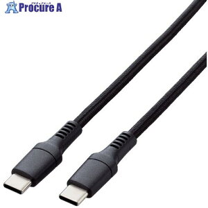 ELECOM USB Type-C to USB Type-CP[u 100WΉ ϋv 0.5m ubN MPA-CC5PS05BK 1{ 666-4528