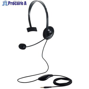 ELECOM �L���w�b�h�Z�b�g �Ў��I�[�o�[�w�b�h ���^ 4�� 1.8m �u���b�N HS-HP14MTBK 1�� ����685-0770