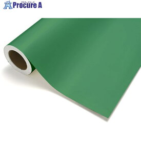 緑十字 カッティング粘着シート 緑 カッティングシート-421G 450mm幅×12m巻 屋内用 エンビ 230107 1本 ▼106-7781