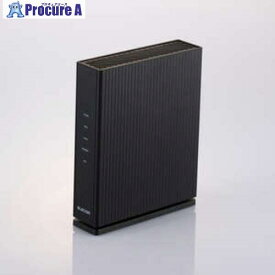 ELECOM 無線LANルーター親機 Wi-Fi6 1201＋300Mbps 有線Giga IPv6(IPoE)対応 WRC-X1500GS2-B 1台 ■▼690-6419