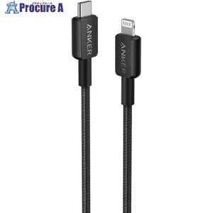 Anker USBP[u 322 ϋviC USB-C  Lightning P[u 1.8m ubN A81B6N11 80{ 635-6538 ysxρz