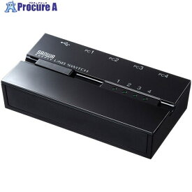 SANWA AVセレクター 磁石付きUSB2.0手動切替器(4回路) SW-US24MG 1個 ■▼705-4873 ※個人宅様送り不可