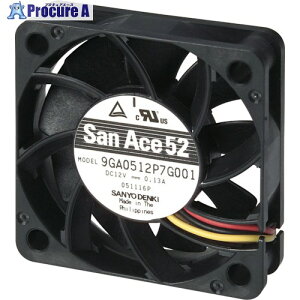 SanAce d̓t@(52×15mm DC12V PWMEpXZTt) 9GA0512P7H001 1 148-8408 ysxρz