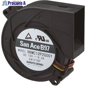SanAce �u���A�t�@��(97×33mm DC12V PWM�E�p���X�Z���T�t��) 9BMC12P2G001 1�� ����162-5546 �y�����s�x���ρz