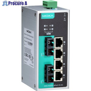 MOXA 6|[g(RJ45 PoE×4A}`[hSCRlN^×2) A}l[Wh C[TlbgXCb` EDS-P206A-4POE-MM-SC 1 168-4980 ysxρz