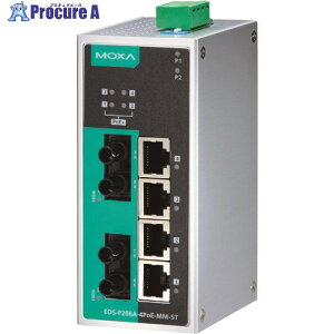 MOXA 6|[g(RJ45 PoE×4A}`[hSTRlN^×2) A}l[Wh C[TlbgXCb` Chxf EDS-P206A-4POE-MM-ST-T 1 168-5238 ysxρz